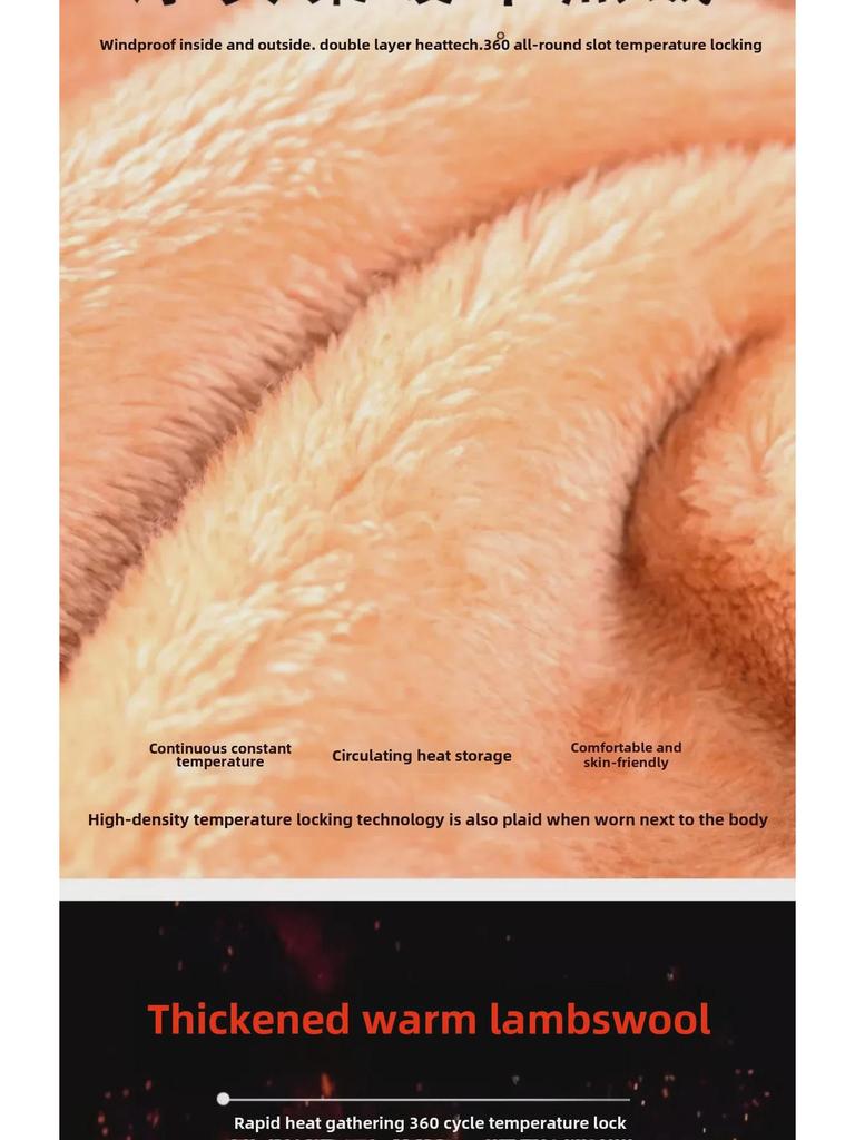 Men's Warm Plus-Size Sweatpants: Autumn/Winter Velvet-Enhanced, Thickened Sports Style