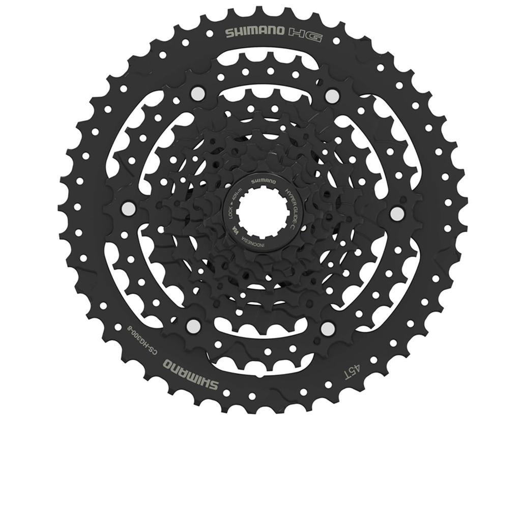 Shimano 8S HG Cassette Sprocket ECSHG3008145 CS-HG300 11-45T 8-Speed