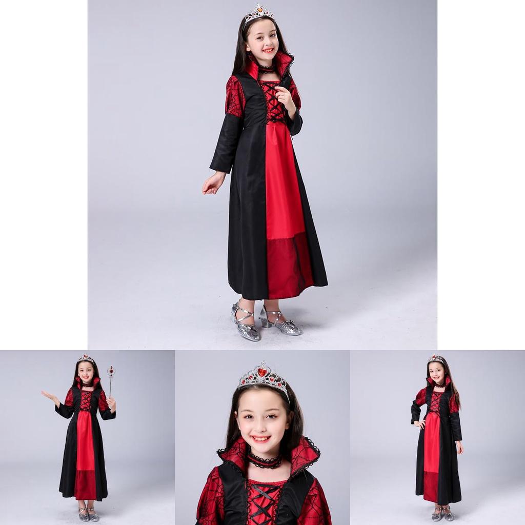 Soft And Comfortable Witch Cosplay Costume For Girls Halloween And Role Play