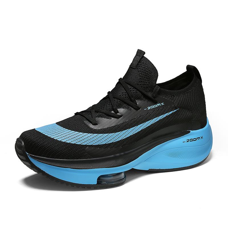 2024 Men's Lace-Up Sports Shoes with Air Cushion for Basketball and Running - Youth Casual Style
