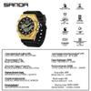 SANDA Multifunctional Sports Watch - Large Dial, Luminous, Waterproof Design for Students.