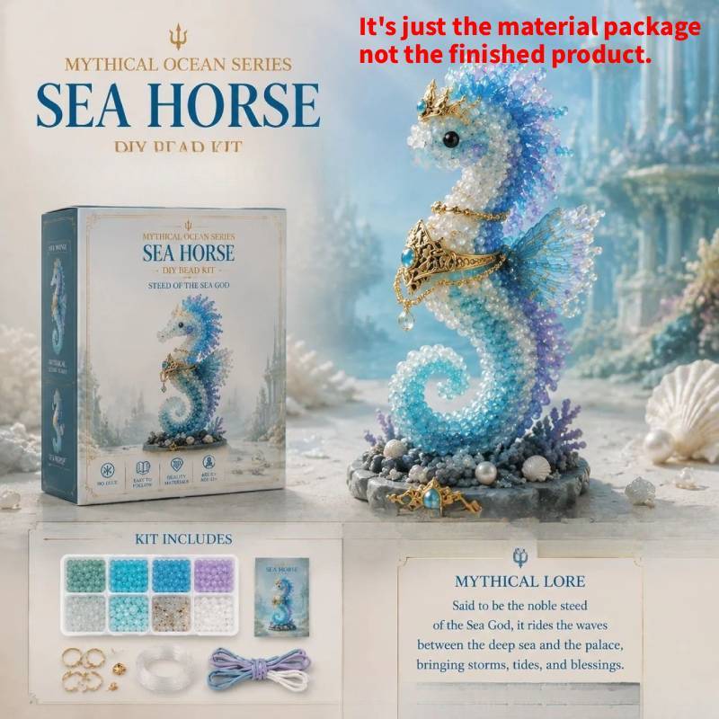 Kit Perline Mitiche dell'Oceano Con Creature Marine Fai-da-te Per Creazioni Creative e Idee Regalo
