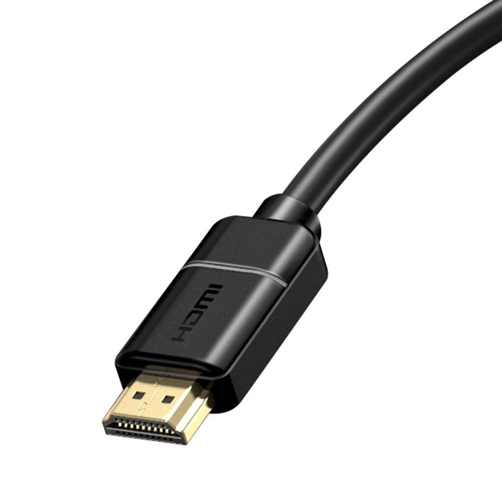 Baseus 3m HDMI 2.0 Kabel - 4K 60Hz, 3D HDR, 18Gbps – Schwarz (Modell: CAKGQ-C01)