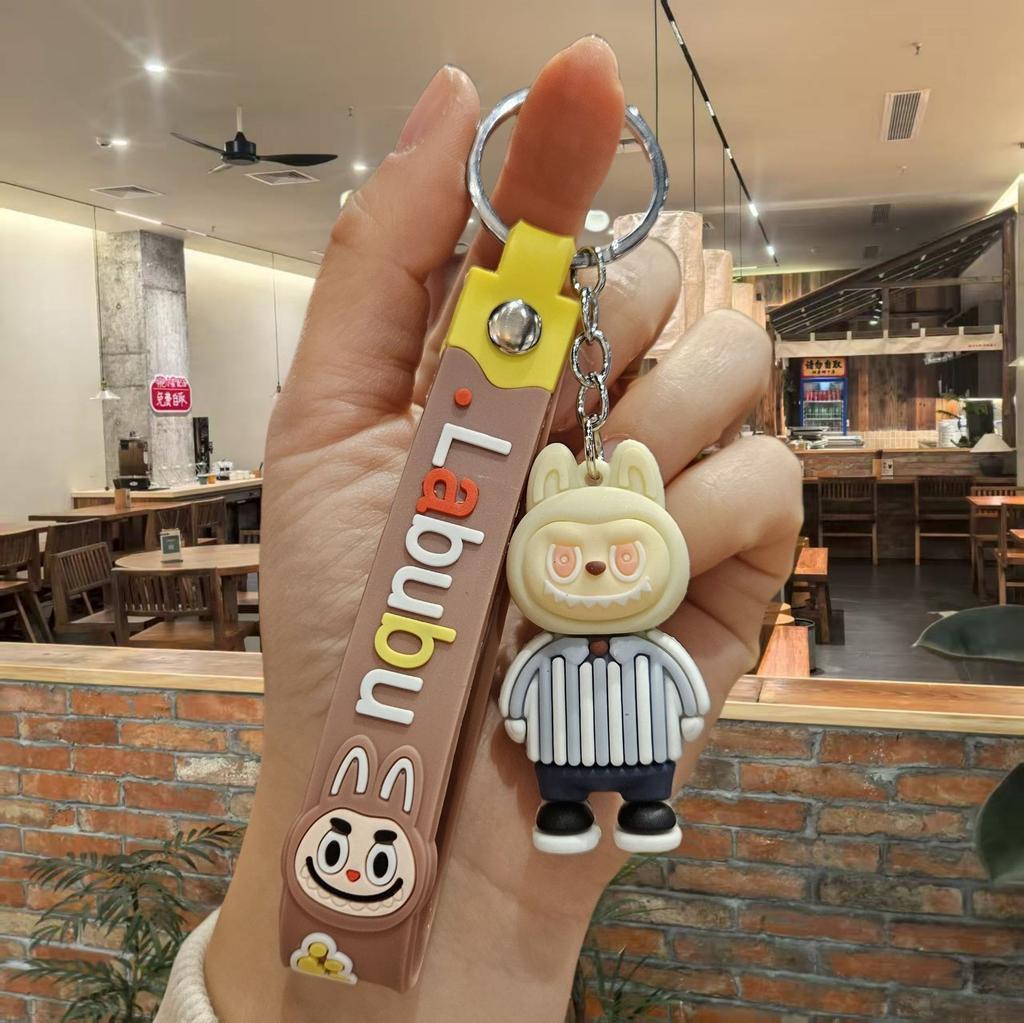 Cartoon Catwalk Labu Sheep Keychain Pendant Couple Small Gift Stall Gift Car Key