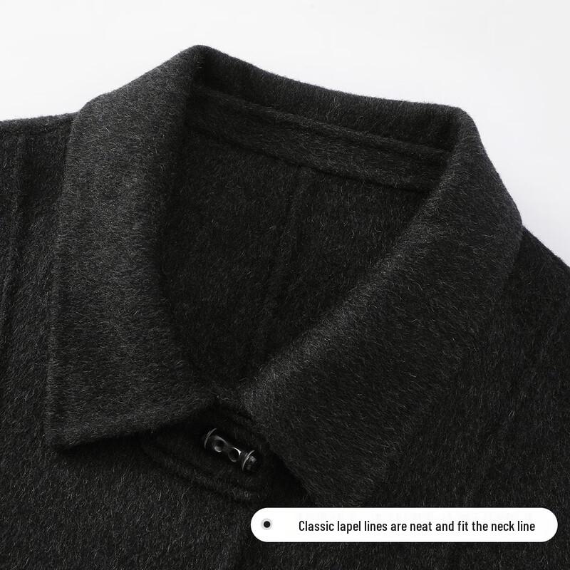 FivePlus Women's Korean Style Long Wool Blend Winter Coat