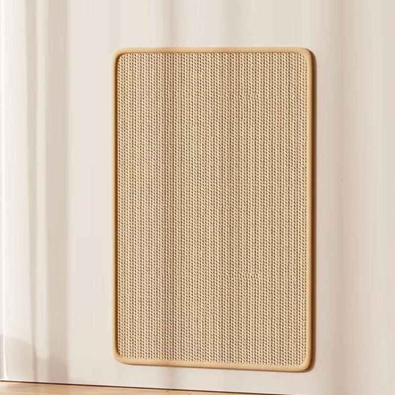 Texture Cats Scratching Pad for Indoor Cats Wall Mounted Sisal Pad Furniture Couch Bed Protect Natural Scrather Mats