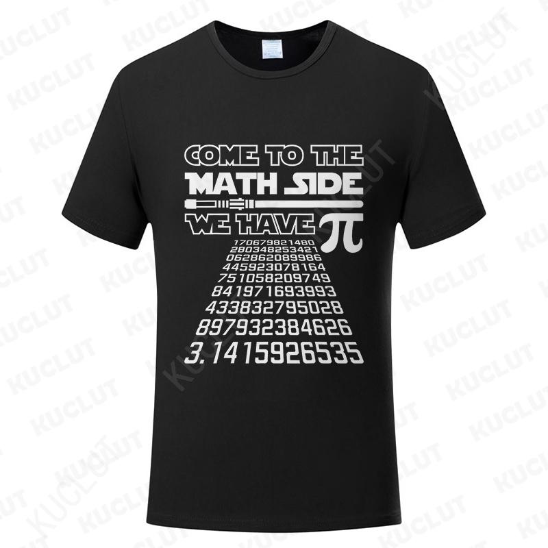 Pojďte na matematickou stranu, máme koláčové tričko Den pí Učitel Dárek Tričko Letní trička Oblečení Grafická trička Pánské tričko Trička
