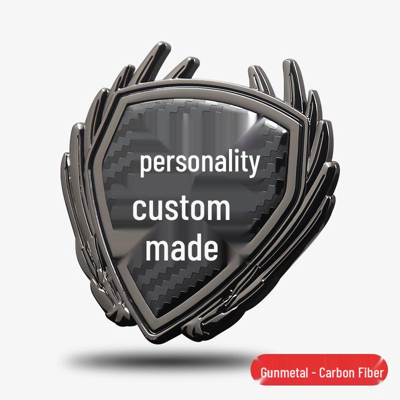 Metal Wing Badge & Decorative Sticker for Hongqi Tiangong 05/06/08 EH7 Car