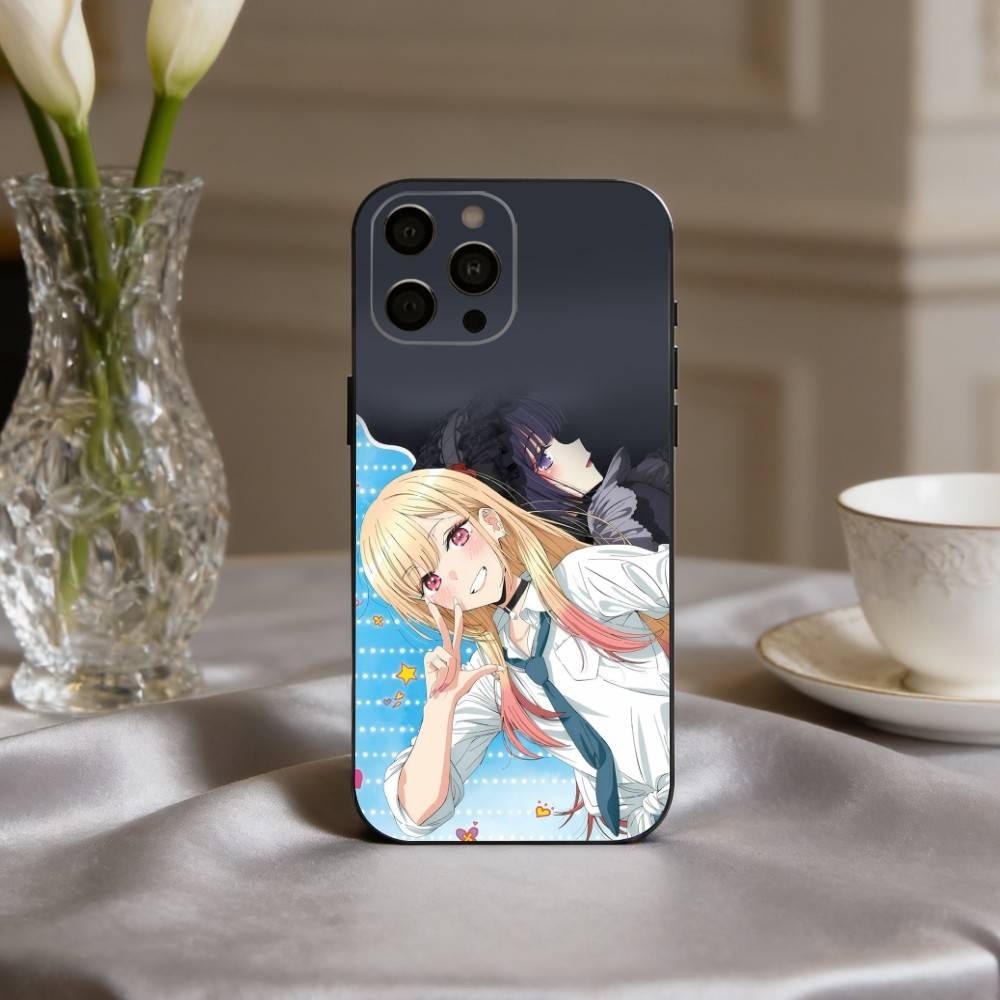 S-Shizuku K-Kuroe M-Marin Kitagawa Phone Case For iPhone 17pro, 16,15,14,13,12,11 X XR Plus,Others Soft Black Cover