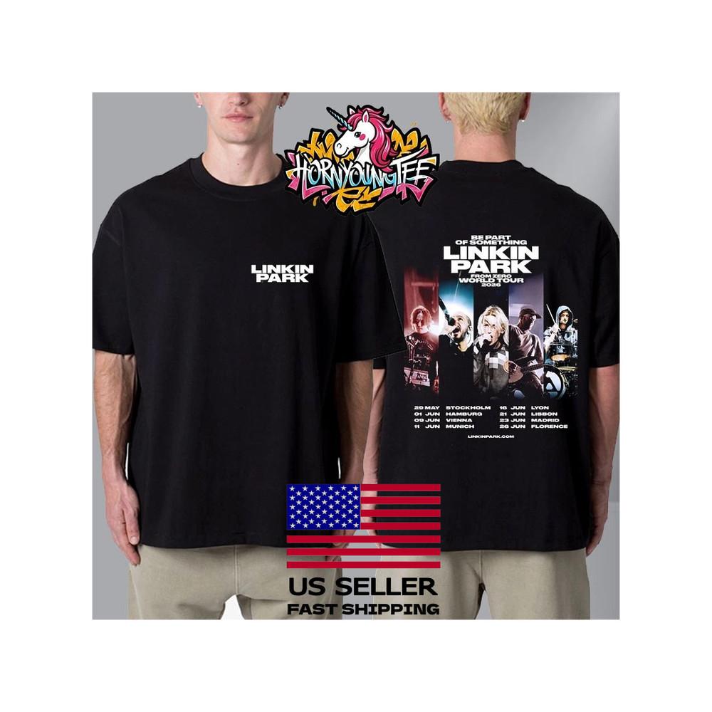 Новая одежда Linkin Park From Zero Мировой тур 2026 Расписание Двусторонняя унисекс футболка S 2000₽