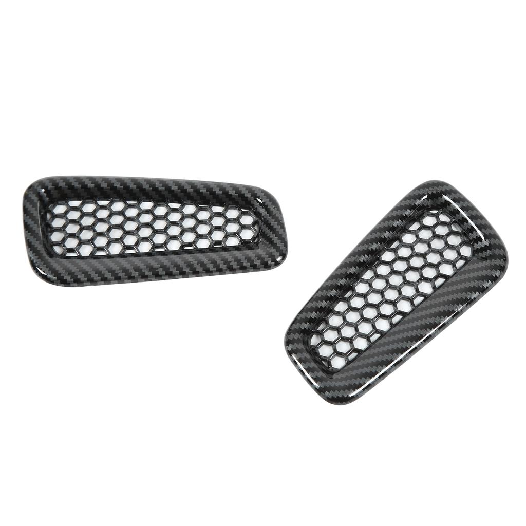 2pcs Dash Side Air Vent Cover Carbon Fiber Style ABS Wearproof Replacement for Civic 11th 2022