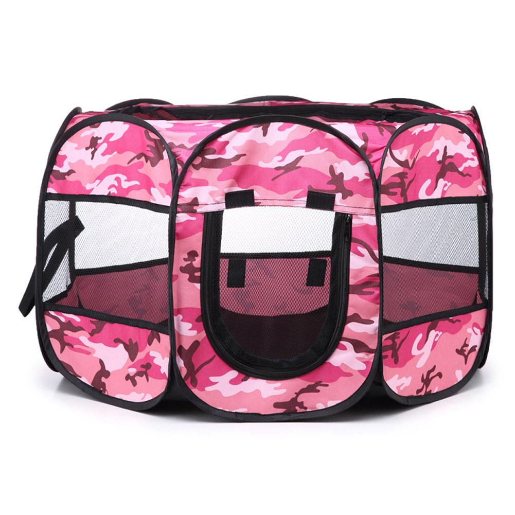 Collapsible Pet Octagonal Tent Pet Octagonal Fence Oxford Cloth Pet Octagonal Cage Cat Dog Cage Pet