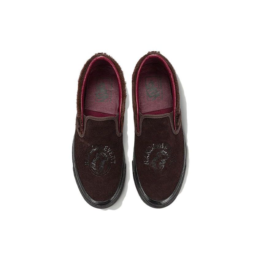 Vans Random Event X  Slip-On Low-Top Skate Shoes Unisex Sneakers Brown VN0A7Q58CGW
