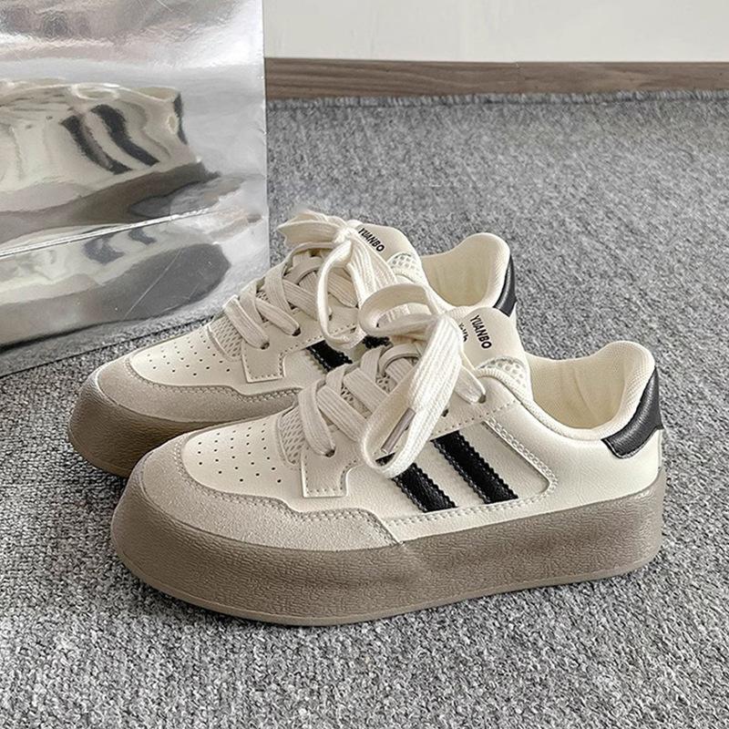 Sneakers platform casual board shoes women's spring and autumn new versatile women's shoes heightening women's shoes