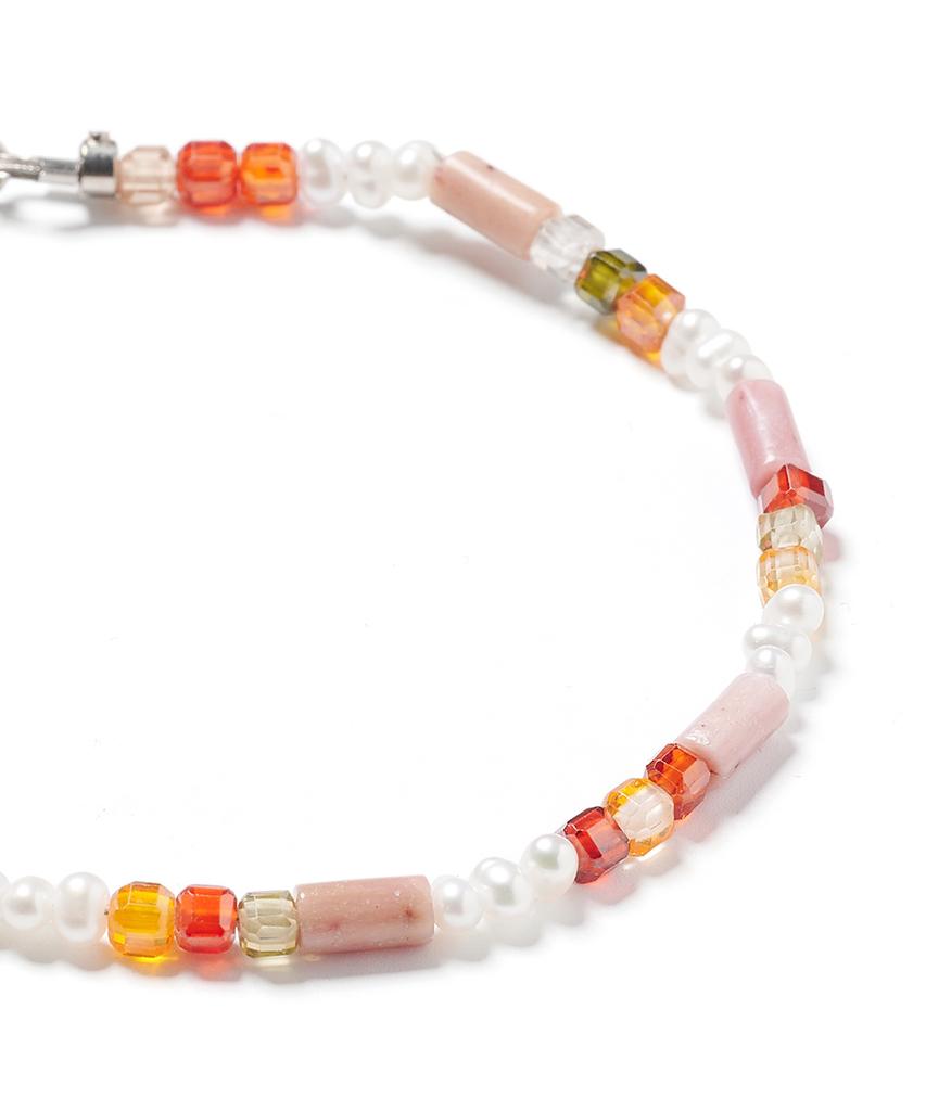 Polalita Pastel Mix Mini Pearl Bracelet (Plt-Br-026_Pk)