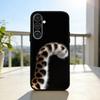 L-Luxury L-Leopard Print Fashion Phone Case For Samsung  A73,72,71,A52,51,40,41,A22,A32,31,A13, Soft Black Shell