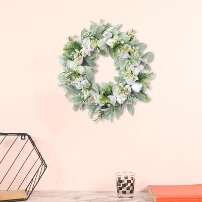 Artificial Front Door Wreath Decorative Gift Creative Hanging Ornament Spring Summer for