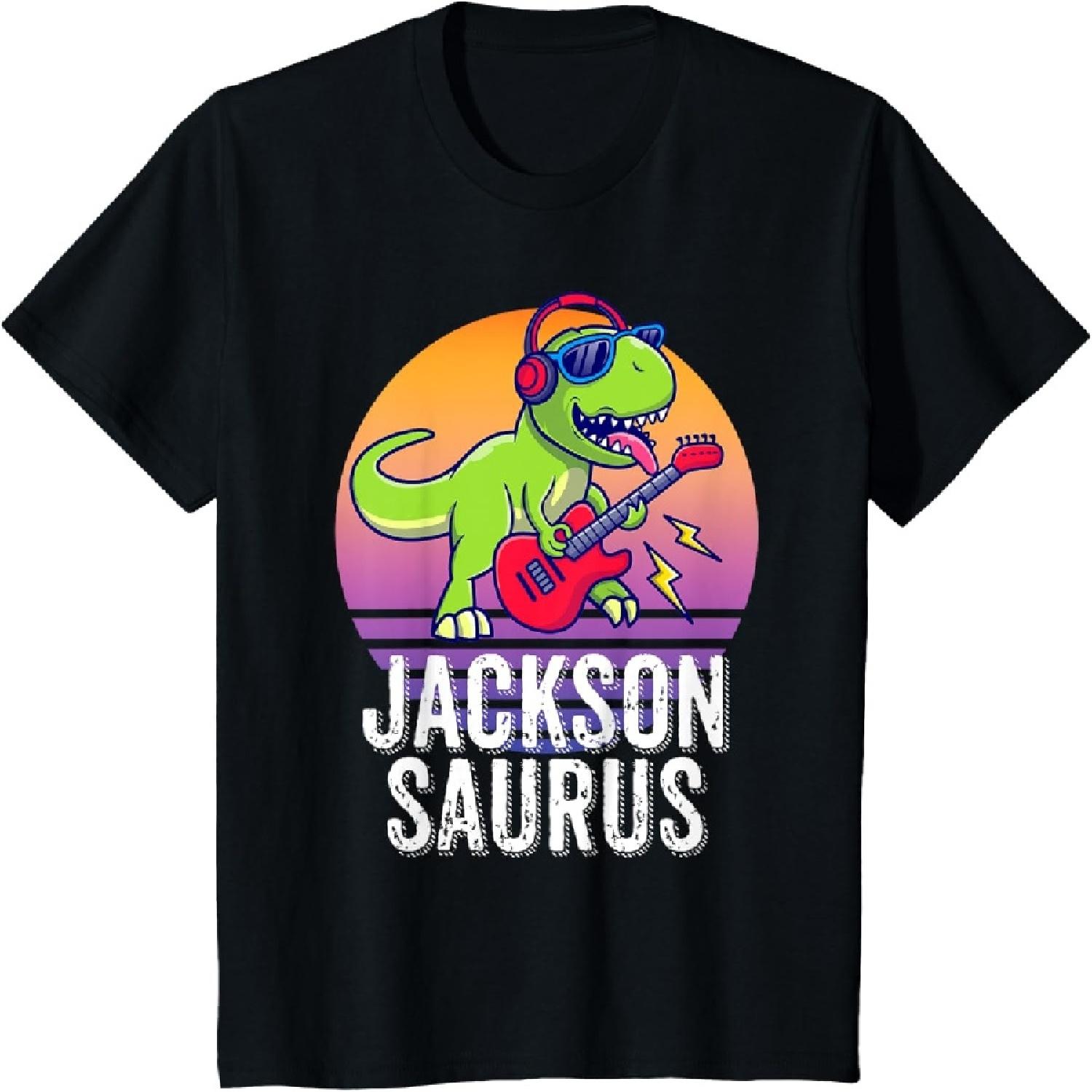 

Kids Jacksonsaurus - Gift for Jackson T-Shirt XXXXXL чорний