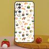 Kawaii Sushi Pattern Case For Honor 200 Pro X9c X9a X8a X7a X6a X7 X8 X9 X8b X9b 50 70 90 Magic 5 6 Lite Cover