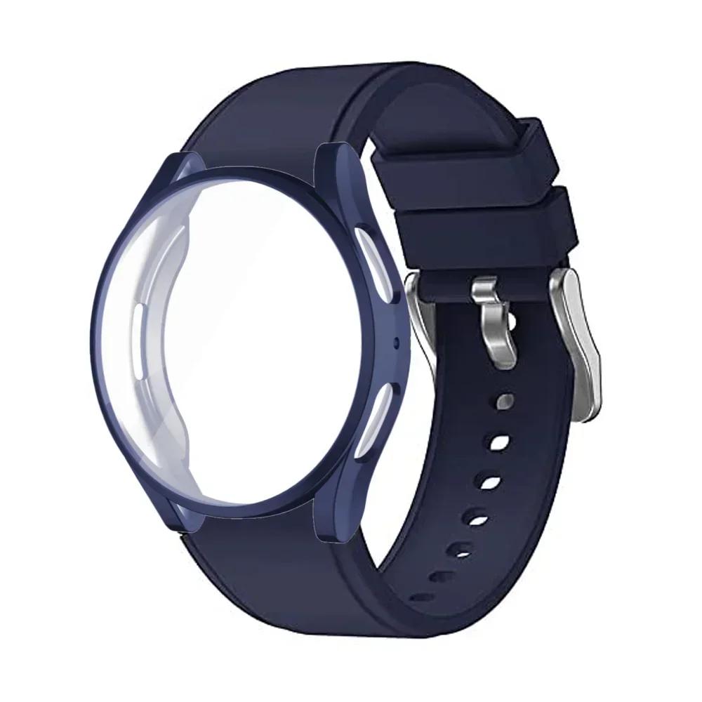 Case+Band for Samsung Galaxy Watch 4/5/6 40mm 44mm Protective Soft TPU Cover+Bracelet for Galaxy Watch 6 Classic 43mm 47mm Strap