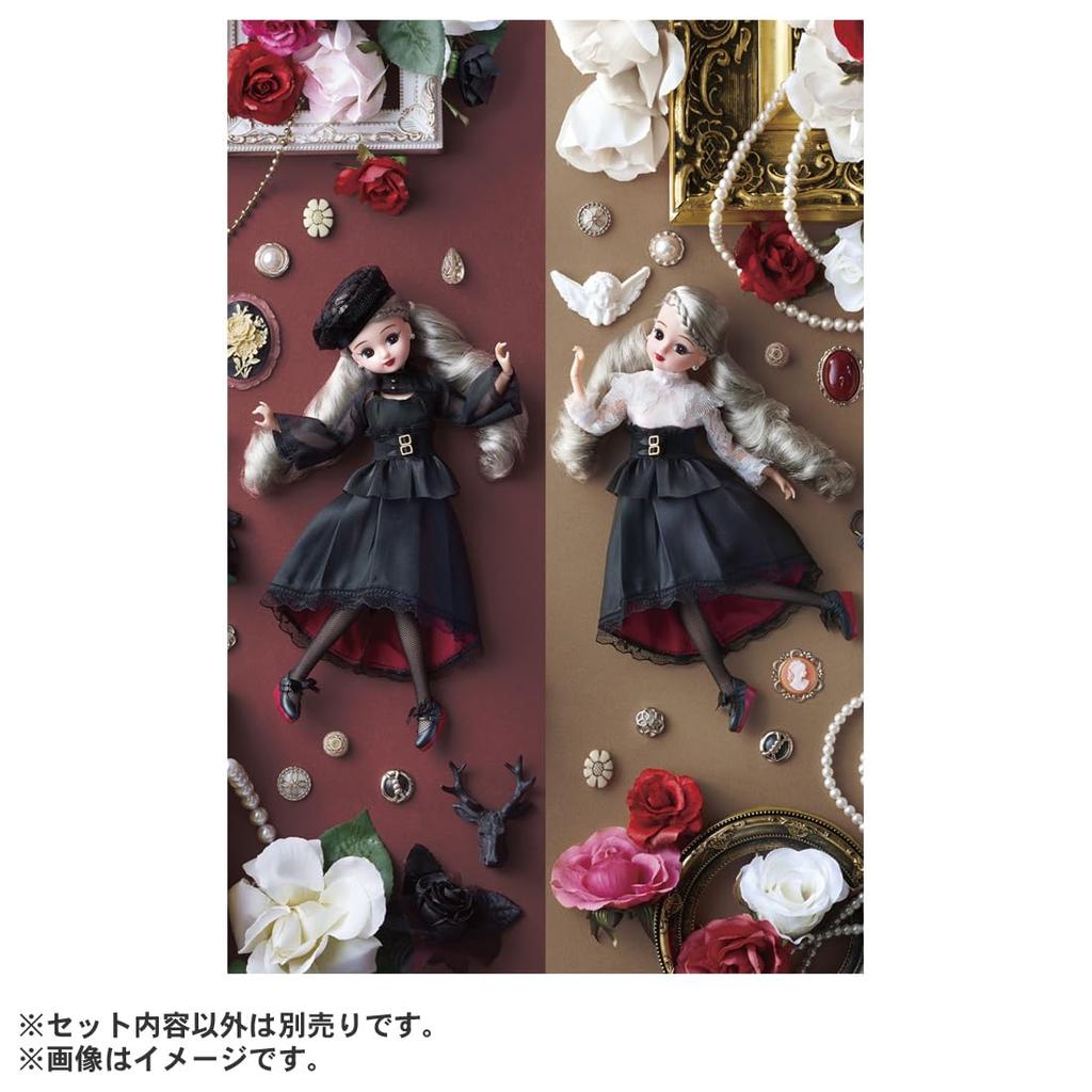 TAKARA TOMY Licca-chan Photogenic Gothic Noir Doll, Fashion Doll, Ages 3 and Up