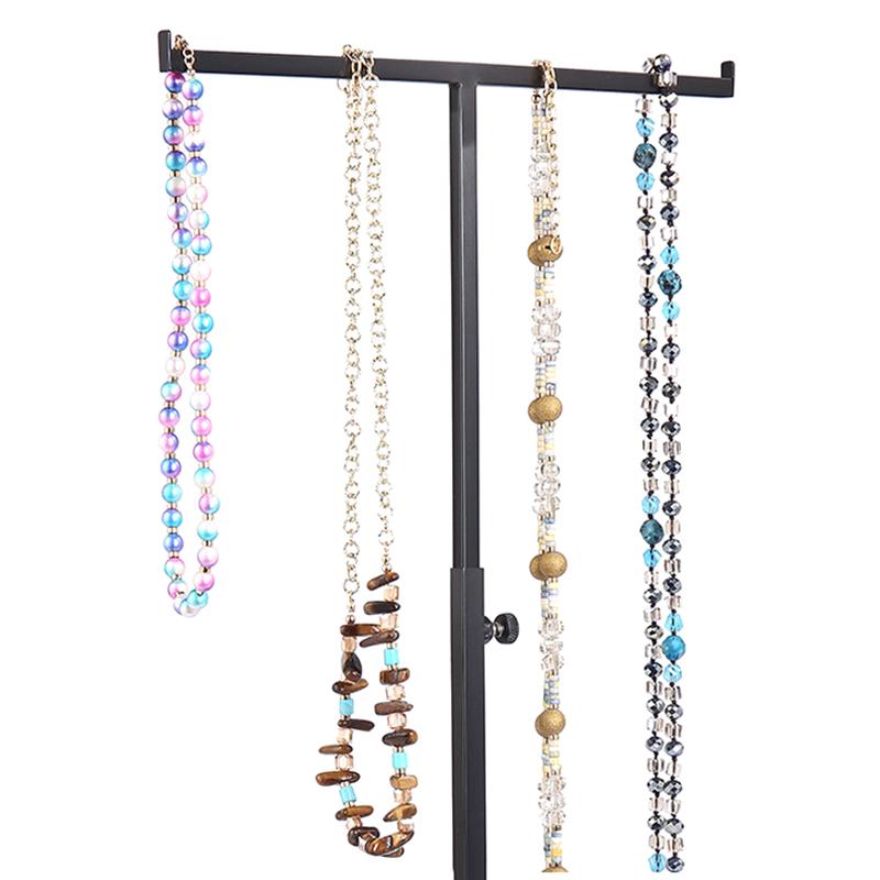 Purse Display Stand Adjustable Rack Closet Shelf Scarf Handbag Holder T Bar Hanging For Hat Bag Bracelet Necklace