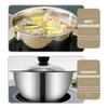 Stainless Steel Mixing Bowl Deep Design for Egg Beating Dough Kneading Salad Mixing Soup Cooking Baking Storage Multi-Function