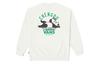 Vans Sweatshirts Unisex Ecru Crew Neck Moderate Regular VN000KQCFS8