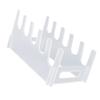 Plate Dinnerware Display Stand Acrylic Multiple Plates Display Rack Space Saving Kitchen Organizer