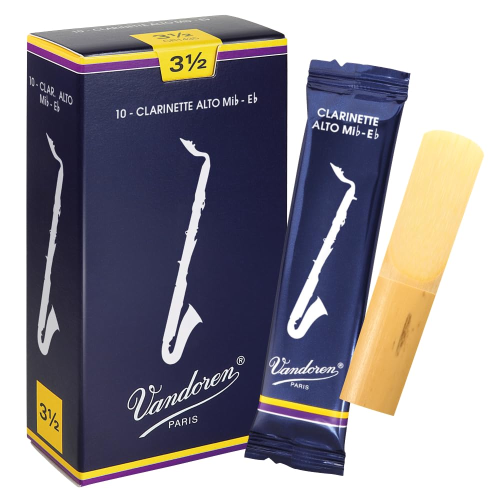 

Vandoren Альтовый кларнет трости, Традиционные, Жесткость 3-1/2 (Пакет 10)