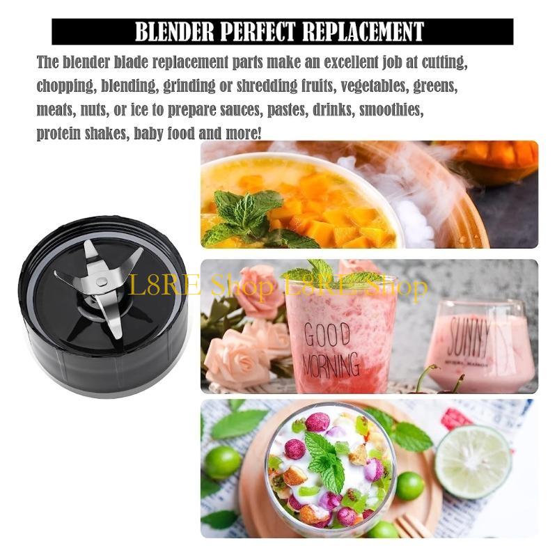 L8RE 16Oz Plastic Cups Replacement Parts Mixer Blade Juicer Cups for Magic 250W MB1001 Series Juicer