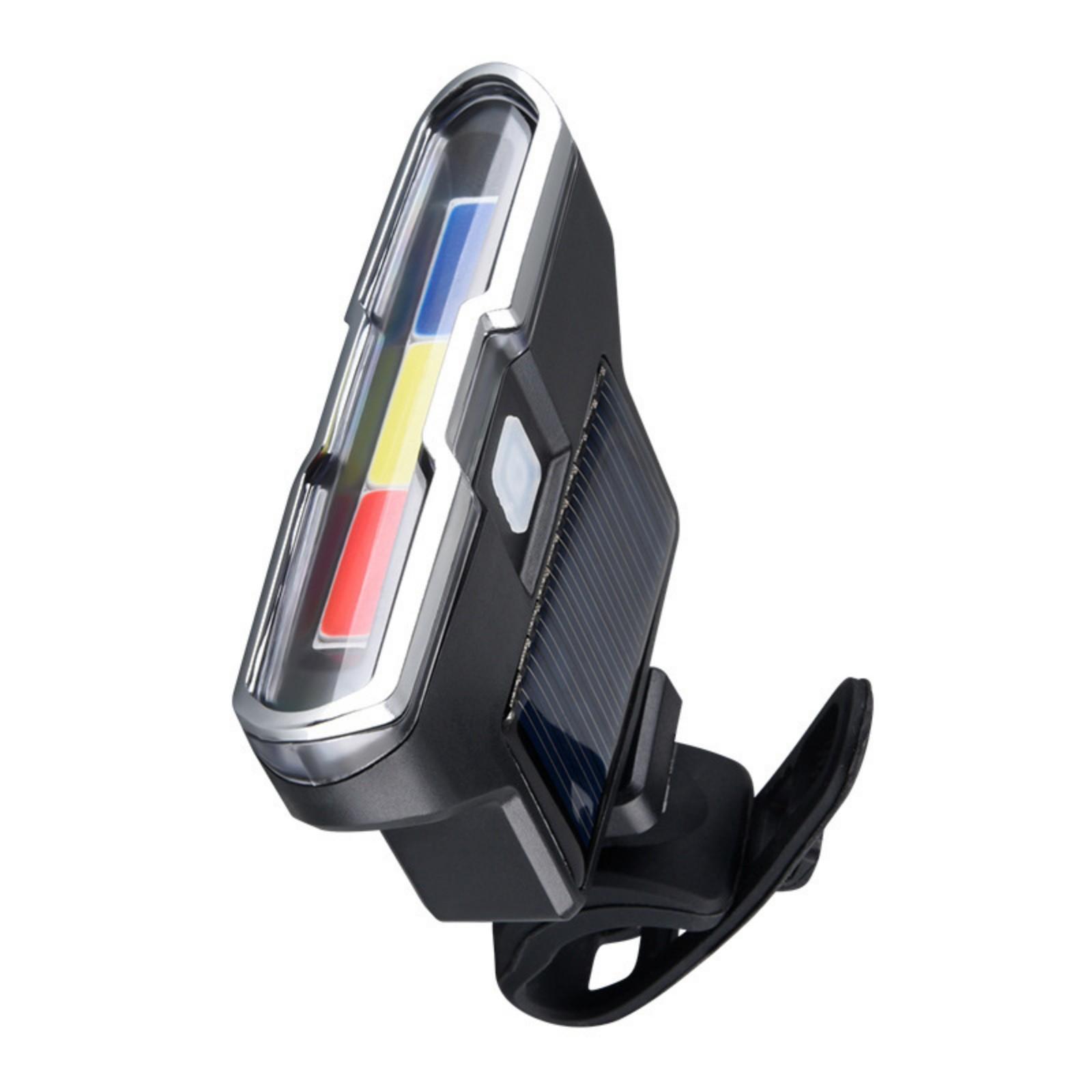 

Waterproofs Bicycles Taillight Rechargeable Solar Bike Rear Light Mountain Bike Cycling Safety Warning Lamp Enduring