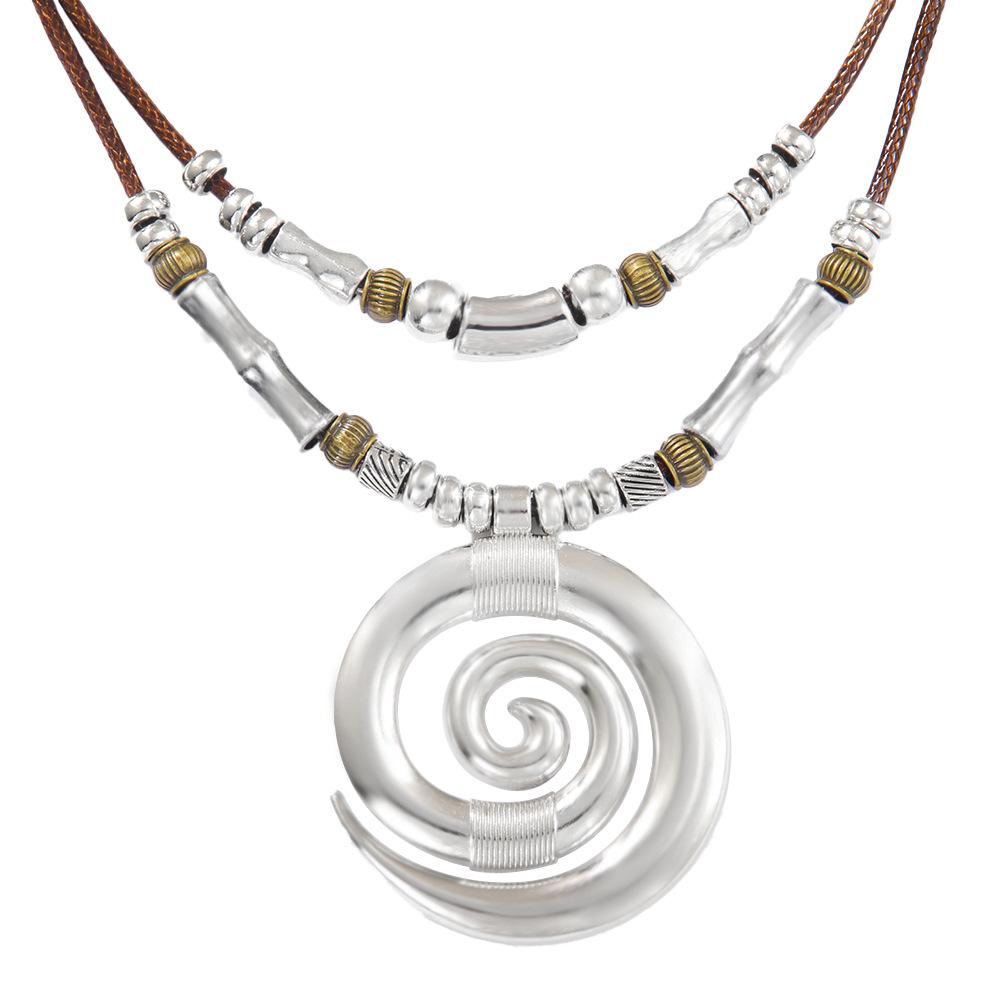 Vortex Totem Retro Bohemian Women's Necklace Pendant KTJ