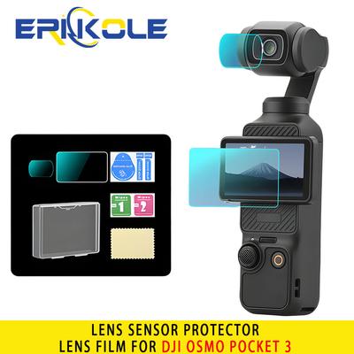 2PC Displayschutzfolie für DJI Osmo Pocket 3 Gimbal-Kamerazubehör, kratzfest, HD-Schutzfolie aus gehärtetem Glas