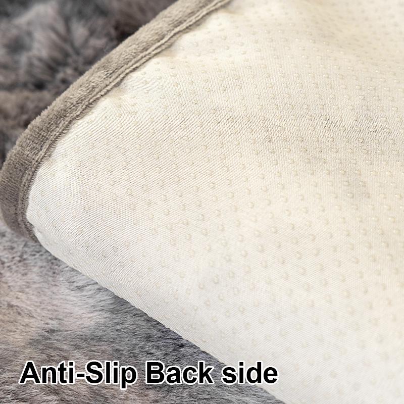 Plyšový gradientní sametový potah na pohovku pro zimní teplo, zesílený plyš, jemný a měkký, oblíbený mazlíčky, protiskluzová ochrana pohovky