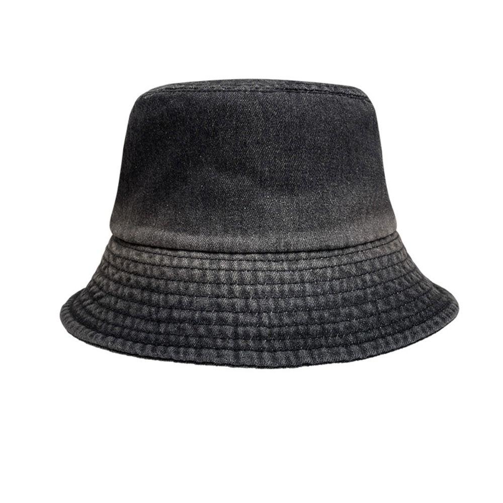 Summer Cotton Bucket Hats Unisex Fabric Sunbonnet New Sunscreen Panama Hat