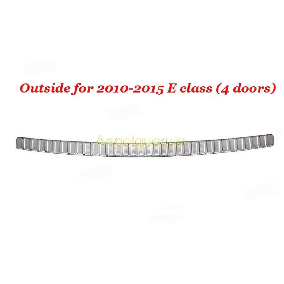 

Автомобильные аксессуары, защита заднего бампера, защита багажника, накладка на порог, накладка для Mercedes Benz E class W212 W213 E200L E300L 2010 TO 2015 outside