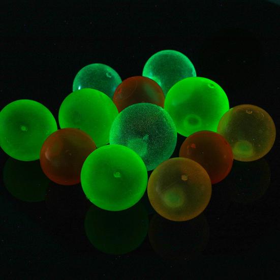 10Pcs Luminous Wall Sticky Balls Toy Colorful Glow In The Dark Dream Balls Bounce Back To You Bouncy Ceiling Balls