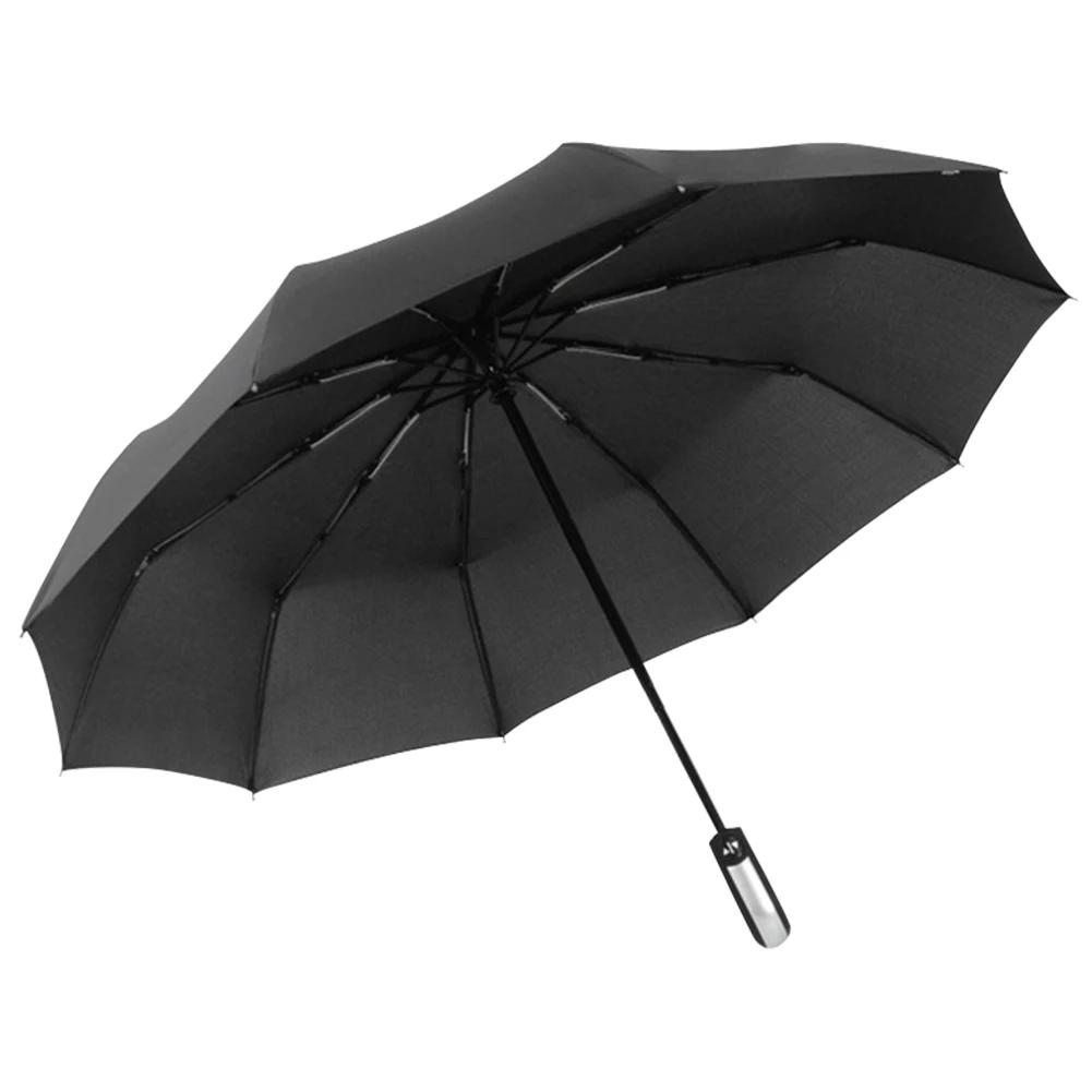 Automatic Open & Close Travel Umbrella Wind Resistant Foldable Umbrella Stormproof Small Portable Umbrella for Men & Women