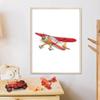 Kreslený Minimalistický Plakát Kempingové Vozidlo Letadlo Loď Plátno Malba Tisky Dětský Pokoj Dětský Pokoj Nástěnné Umění Cuadros Dekorace