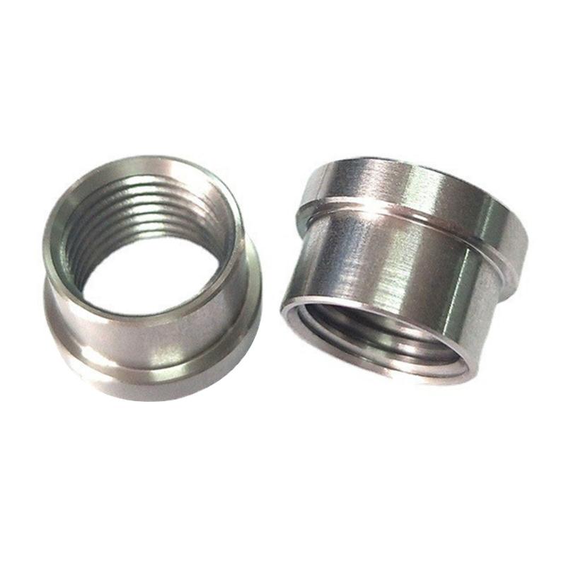 Exhaust Pipe Sensor Bung Female Thread 304 Stainless Steel Mount for Car Motorcycle Replacement Service Tasks