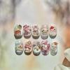 1Sheet Christmas Nail Stickers - Cute Snowflake Penguin Crystal Ball Red Hat Star Bow Lace Decals, Winter Manicure DIY Decor