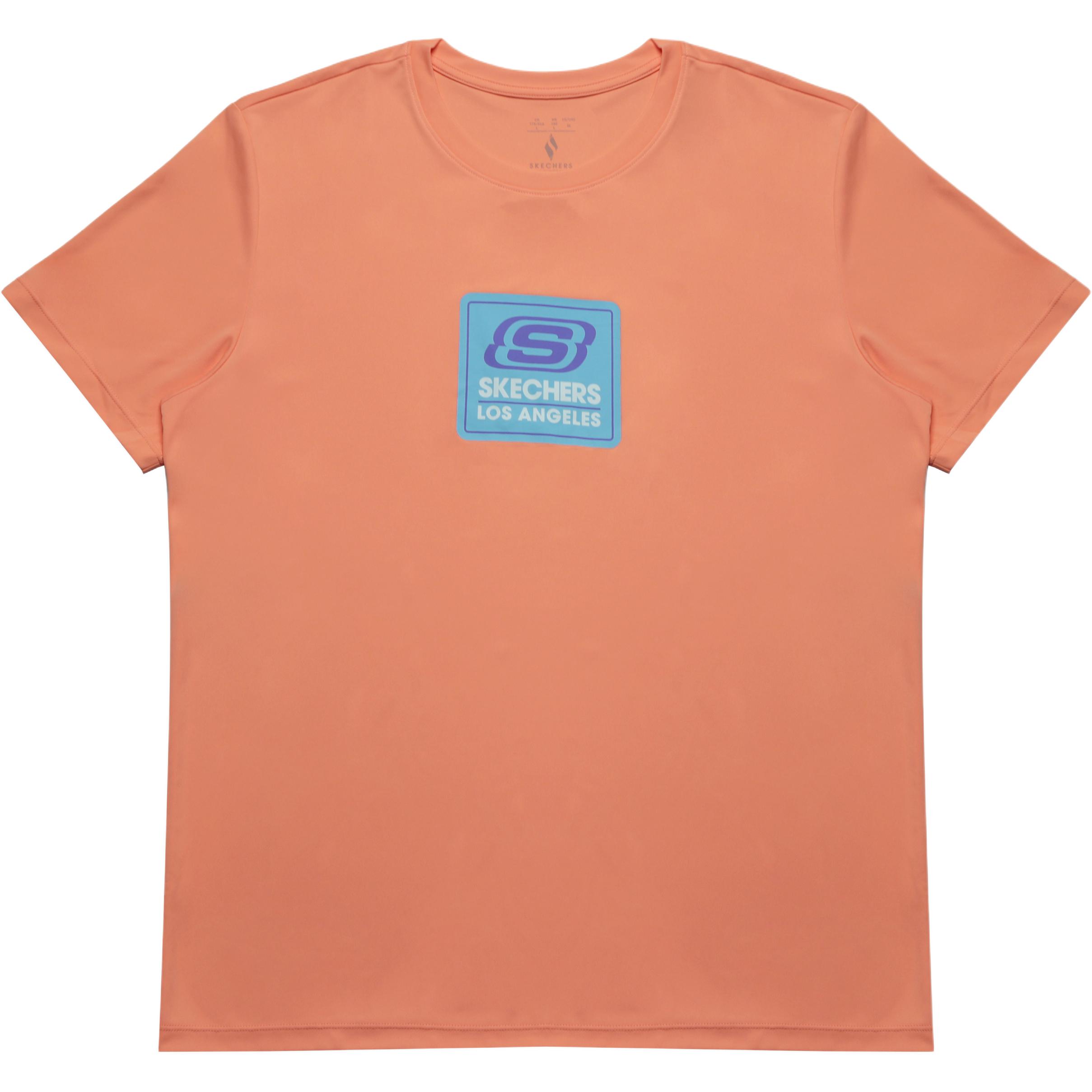 Skechers Sports Casual Cool Dry Breathable Comfortable Daily Versatile Round Neck Short Sleeve T-Shirt Unisex Tops RF-L121U134-0165 L