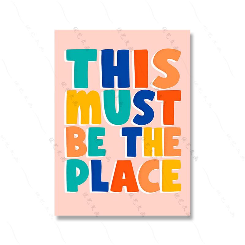 Color Abstract Flower Lips Smile Quote Boho Wall Art Picture Canvas Painting Nordic Poster Print Nursery Mural Living Room Decor