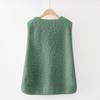 Women's Fashion Casual Loose Lamb Wool Female Short   Winter  Vest