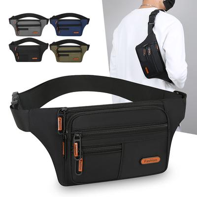 Wasserdichte Herren Hüfttasche Bauchtasche Mode Lauf Brusttasche Unisex Schling Crossbody Tasche Lässige Hüftgürteltasche Herren Hüfttaschen