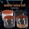 12-15" High Power Speaker Repair Parts: 75.5mm Woofer Voice Coil with Multiple Flat Wire 75/100 Core
