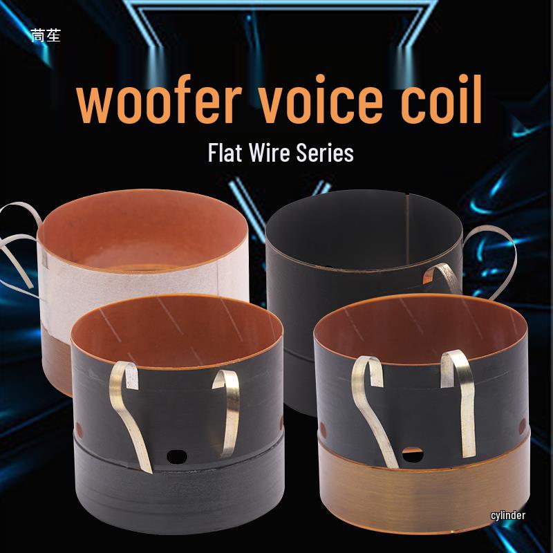 12-15" High Power Speaker Repair Parts: 75.5mm Woofer Voice Coil with Multiple Flat Wire 75/100 Core