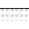3Pcs 6D Lasting Natural Bionic Eyebrow Tattoo Eye Makeup Water Transfer Sticker
