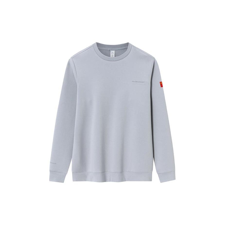 Anta Sweatshirt Men s Light Mud Gray 152410701-1 S
